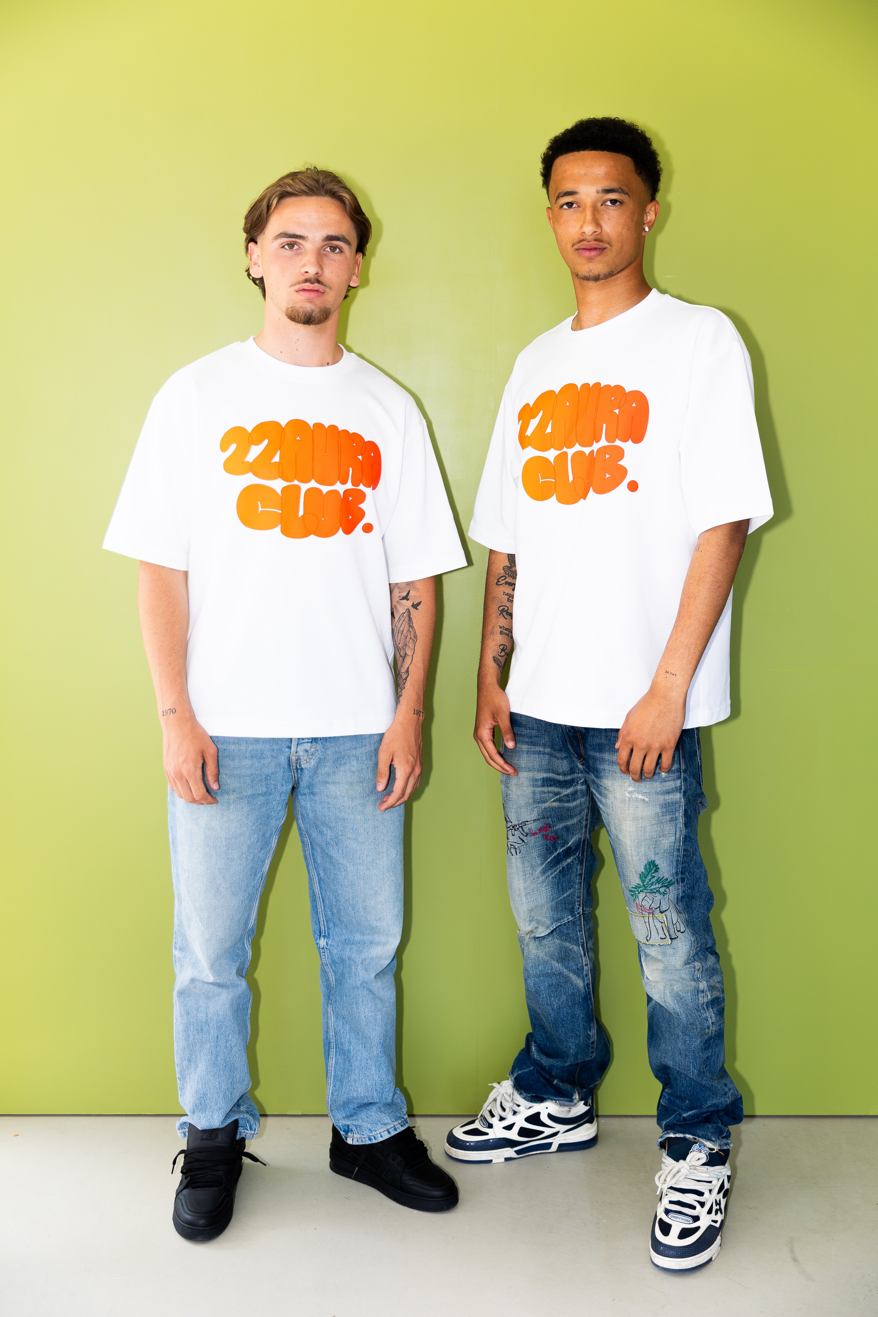 22AURA Oversized Tee – Orange