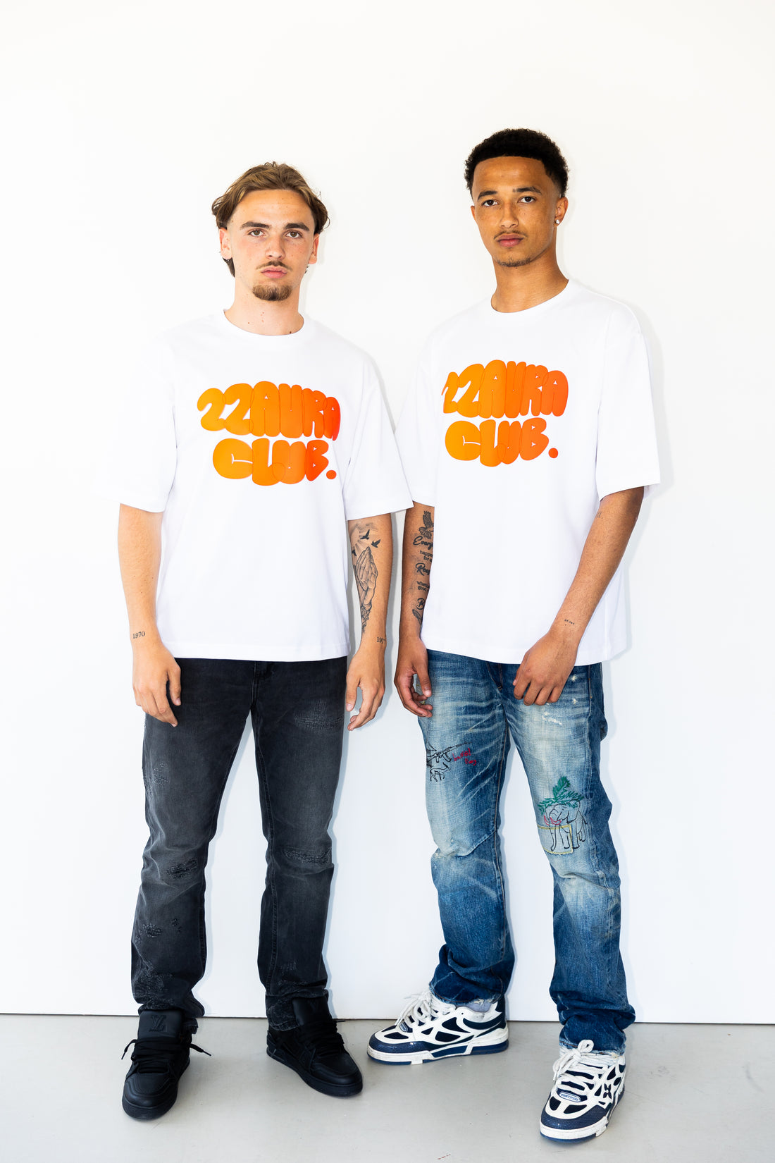 22AURA Oversized Tee – Orange
