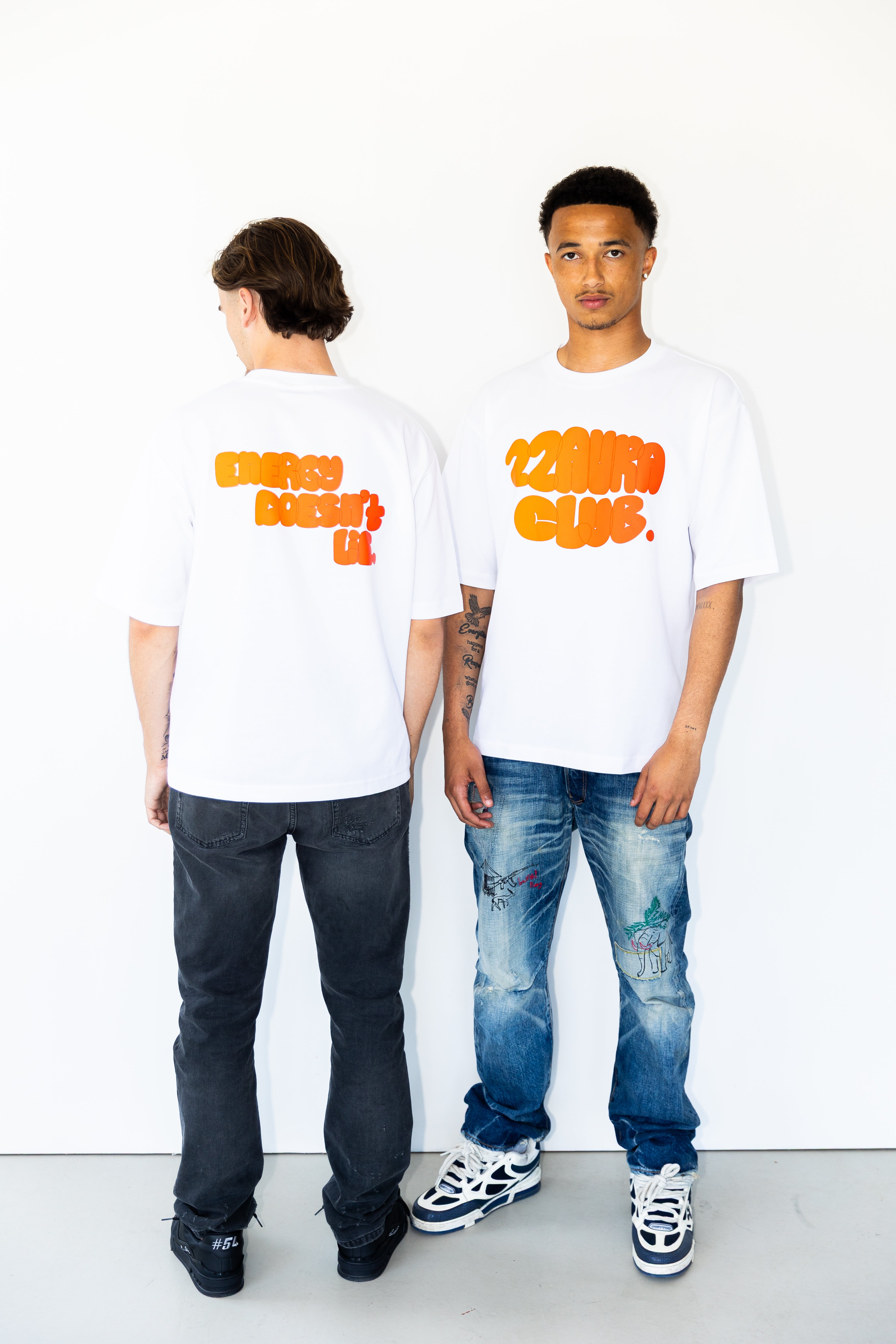 22AURA Oversized Tee – Orange